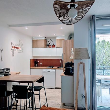 F2 Garage Box Wifi Terasse Clim Gare Fac Eco Richter Apartment Montpellier Bagian luar foto