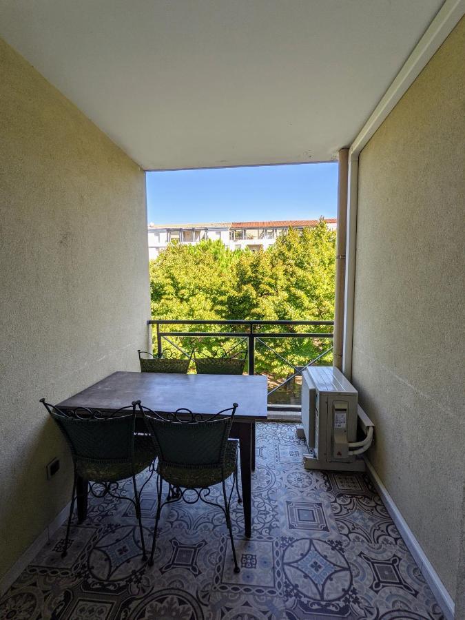 F2 Garage Box Wifi Terasse Clim Gare Fac Eco Richter Apartment Montpellier Bagian luar foto