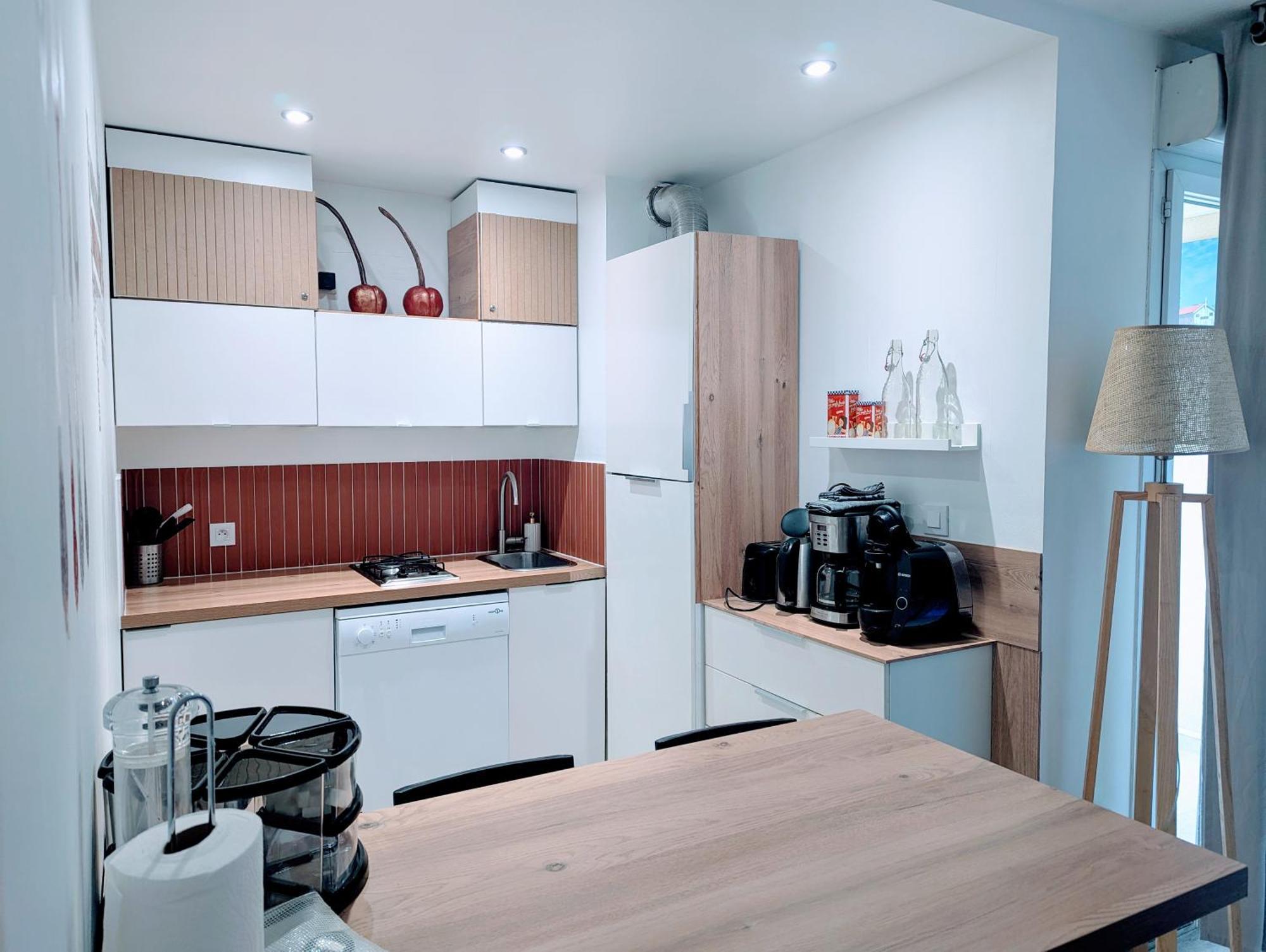 F2 Garage Box Wifi Terasse Clim Gare Fac Eco Richter Apartment Montpellier Bagian luar foto